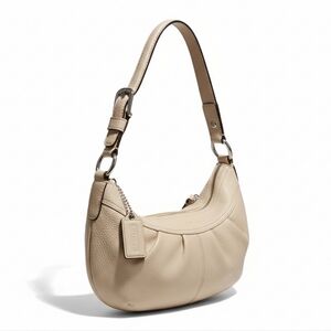 Coach Vintage Soho Hobo Beige Leather Shoulder Bag F13730